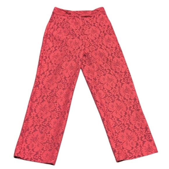 Zara Pants - ZARA Women’s Red Lace Dress Pants / Trousers